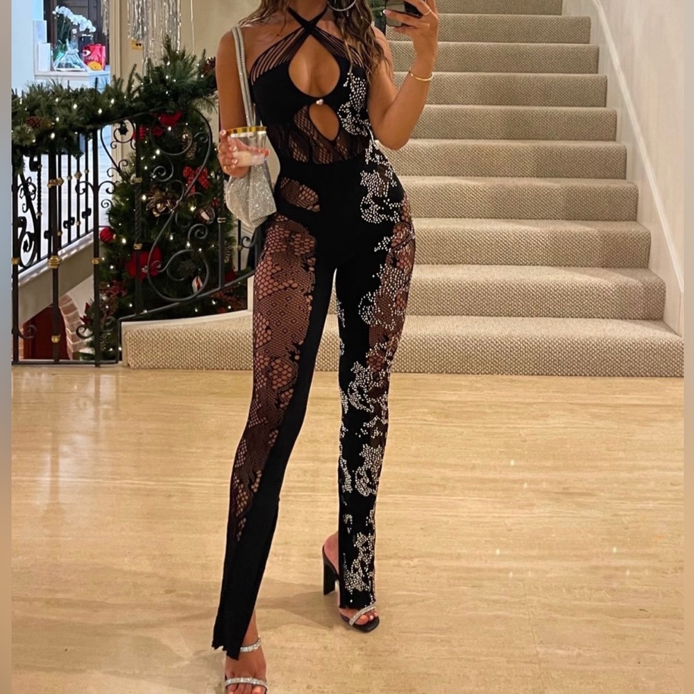 Poster Girl Nadia Jumpsuit Jet Black 🖤